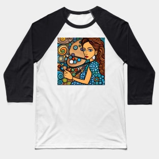 Young woman playing a Flute Baseball T-Shirt